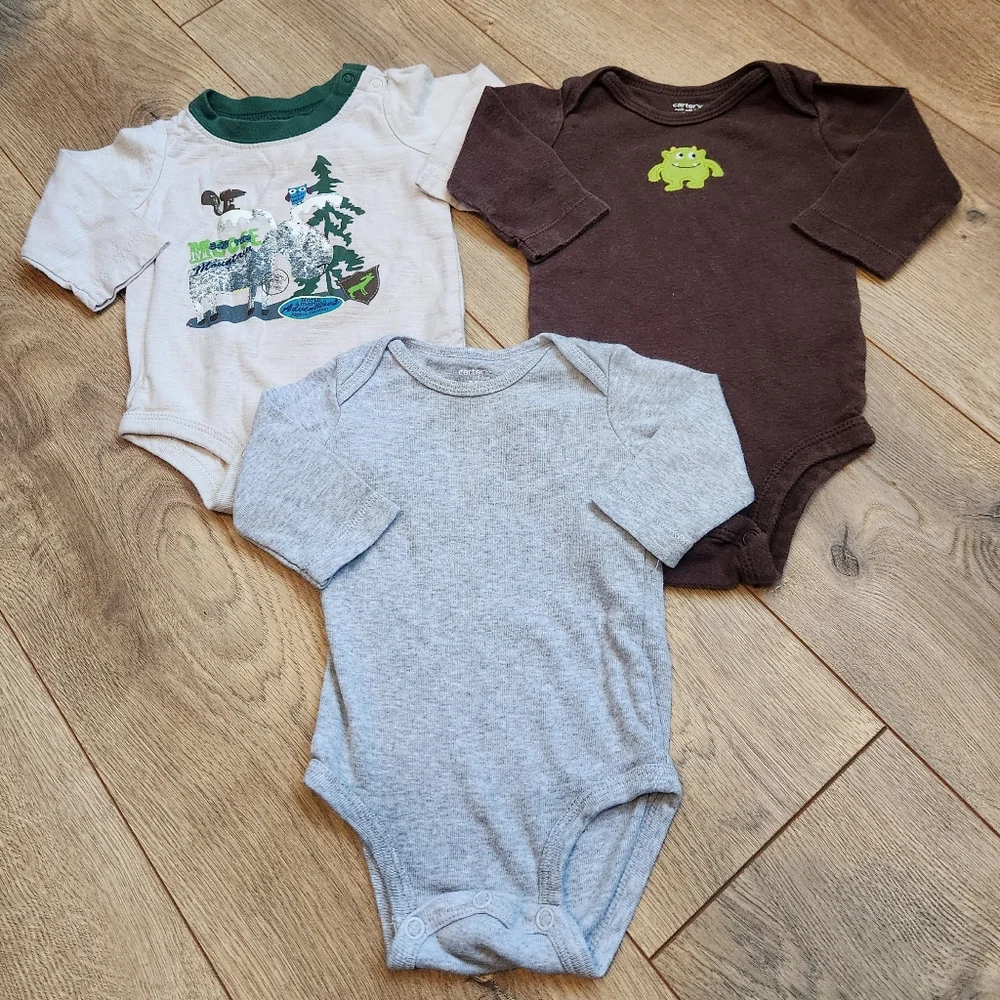 3 Months Long Sleeve Baby Boy Shirts